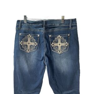 Hydraulic Jeans Women's Size 10 32x30  Nolita Micro Bootcut Embroidered Pockets